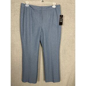 Le Suit Petite Light Blue Trouser Kate Pants Size 12P (pants only) NWT's